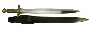 French infantry cleaver wz 1831 with scabbard and frog (102)