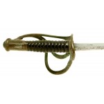 French saber, officer's model 1822 in scabbard (105)
