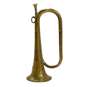 Prussian military trumpet of the 38th Fusilier Regiment von Moltke, Klodzko (572)