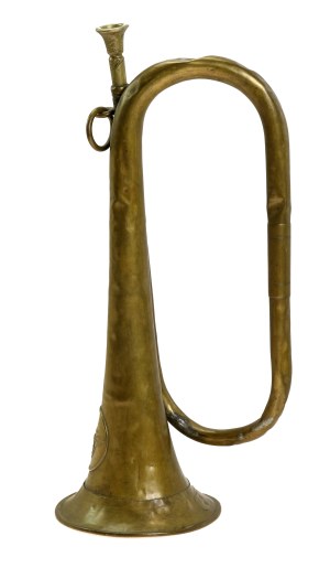 Trompette militaire prussienne du 38e régiment de fusiliers von Moltke, Klodzko (572)