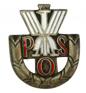 II RP, miniature d'un insigne POS en argent (698)