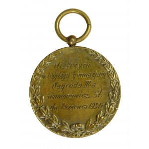 II RP, Medal sportowy Siemianowice Śląskie 1931 (255)
