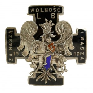 II RP, odznaka Dywizja Litewsko - Białoruska. Gajewski (368)