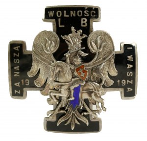 II RP, odznaka Dywizja Litewsko - Białoruska. Gajewski (368)