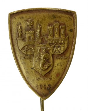 II RP, odznaka Międzynarodowy Instytut Statystyczny, Warszawa 1929(431)