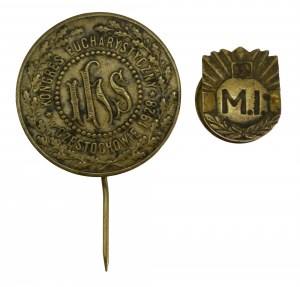 II RP, two religious badges, Czestochowa 1929 (432)