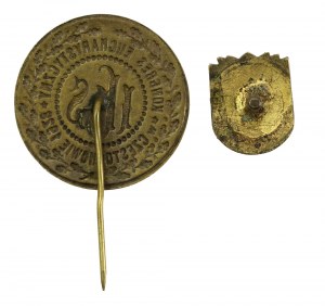 II RP, two religious badges, Czestochowa 1929 (432)