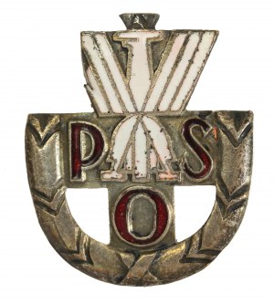 II RP, miniatúra strieborného odznaku POS (435)