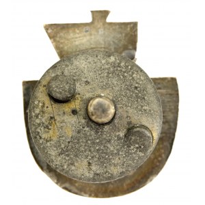 II RP, miniature of a silver POS badge (435)