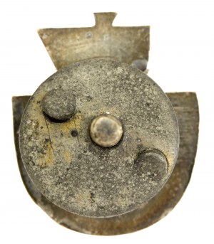 II RP, miniature of a silver POS badge (435)