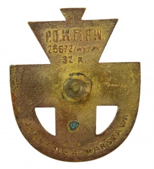Druhá republika, zlatý odznak POS. Knedler (437)