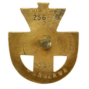 Seconda Repubblica, distintivo d'oro POS. Tesoriere e Fiszbein (439)
