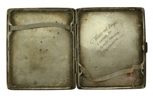 II RP, Cigarette case with an overlay of the 13th Infantry Regiment. Executed by Krupski and Matulewicz (710)