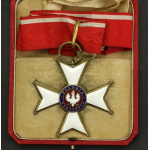 Deuxième République, Croix de Commandeur de l'Ordre de Polonia Restituta décernée à un citoyen italien (744)