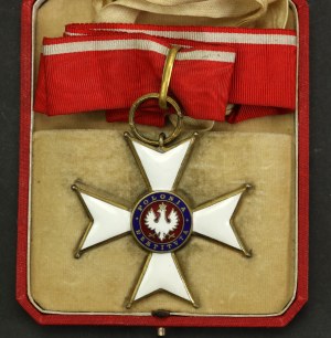 Deuxième République, Croix de Commandeur de l'Ordre de Polonia Restituta décernée à un citoyen italien (744)