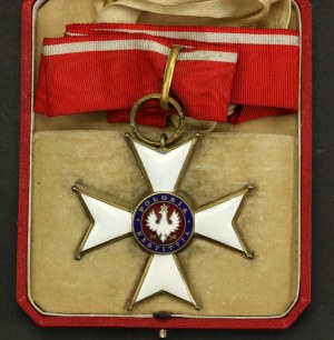 II RP, Krzyż Komandorski Orderu Odrodzenia Polski z nadaniem dla obywatela Włoch (744)