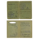 Repubblica Popolare di Polonia, serie di documenti di un ufficiale WP. Totale di 5 pezzi. (745)
