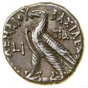 Tetradrachma, year 10 (108-107 B.C.), Alexandria; Av: Head...