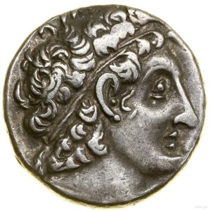Tetradrachma, rok 20 (95-94 pne), Aleksandria; Aw: Głow...