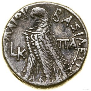 Tetradrachma, rok 20 (95-94 pne), Aleksandria; Aw: Głow...