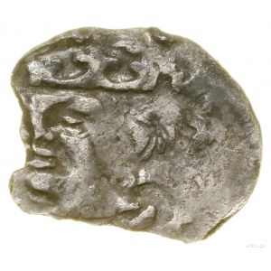Denarius; Av: Bust left, crowned, legend; Rw: Ko...