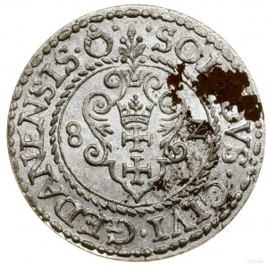 Szeląg, 1582, Gdańsk; CNG 128.IV, Kop. 7430 (R), Kurp. ...