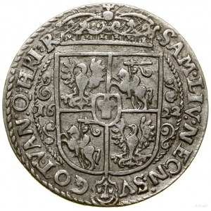 Ort, 1622, Bydgoszcz; końcówka legendy awersu PRV M; Ko...