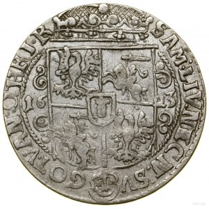 Ort, 1623, Bydgoszcz; końcówka legendy awersu PRVS M; K...