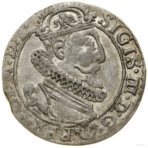 Szóstak, 1623, Kraków; SIGIS III w legendzie awersu, da...
