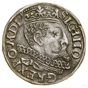 Trojak, 1599, Poznań; na rewersie interpunkcja w postac...