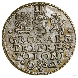 Trojak, 1593, Malbork; Iger M.93.1.b, Kopicki (ZIIIW) 5...