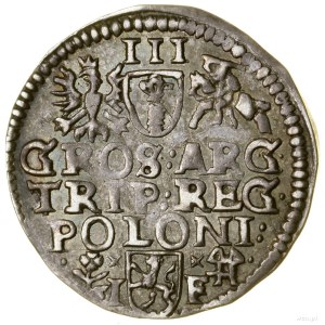 Trojak, 1595, Wschowa; data na końcu legendy awersu, ko...