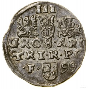 Trojak, 1599, Wschowa; wariant z tytulaturą króla SIG 3...
