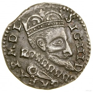 Trojak, 1601, Lublin; Kryza karbowana, pełna data rozdz...