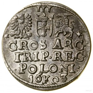 Trojak, 1603, Kraków; Iger K.03.1.a (R1), Kopicki (ZIII...
