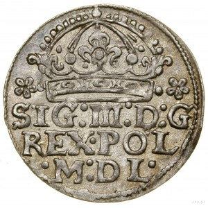 Grosz, 1613, Kraków; Kop. 801, Kopicki (ZIIIW) 303, Kur...