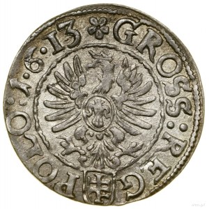 Grosz, 1613, Kraków; Kop. 801, Kopicki (ZIIIW) 303, Kur...