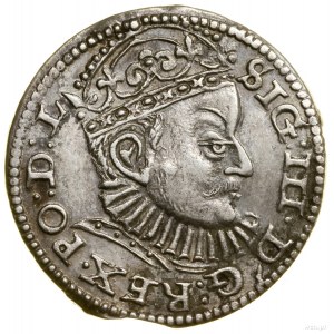 Trojak, 1588, Ryga; duże popiersie króla; Iger R.88.2.a...
