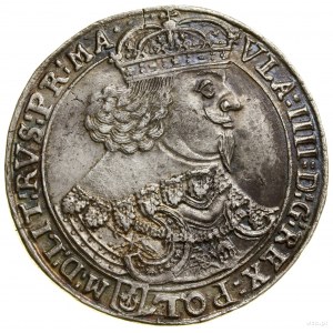 Thaler 1644, Bydgoszcz; Av: Bust of the ruler in an ornate ...