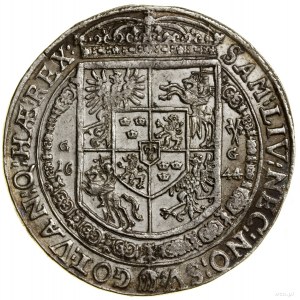 Thaler 1644, Bydgoszcz; Av: Bust of the ruler in an ornate ...