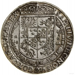 Talar 1644, Bydgoszcz; Aw: Popiersie władcy w ozdobnej ...