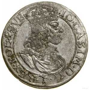 Szóstak, 1659 TLB, Kraków; in the SVE obverse legend, roze...