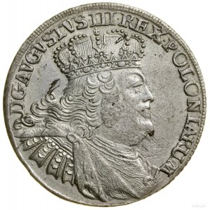 Ort, 1755 EC, Leipzig; portrait type with large head of ruler....