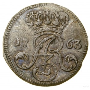 Trojak, 1763, Toruń; litery D - B, ex. KAŁKOWSKI