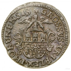 Trojak, 1763, Toruń; litery D - B, ex. KAŁKOWSKI