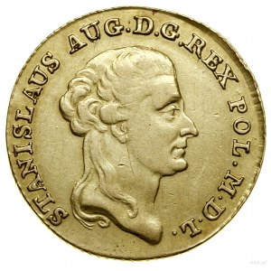3 dukaty (Stanislaus d’or), 1794, Warszawa; Aw: Głowa k...