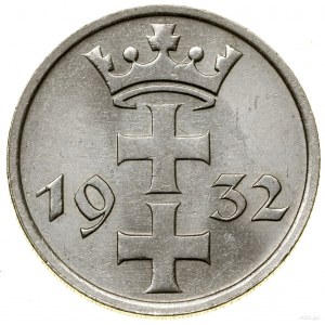 1 gulden, 1932, Berlin, herb Gdańska, AKS 15, Jaeger D....