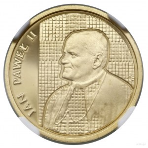 2.000 złotych, 1989, Warszawa; Jan Paweł II - popiersie...