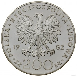 200 złotych, 1982, Szwajcaria; Jan Paweł II; Parchimowi...