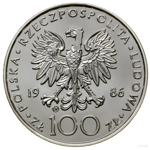 100 Gold, 1986, Switzerland; John Paul II; Parchimowi...